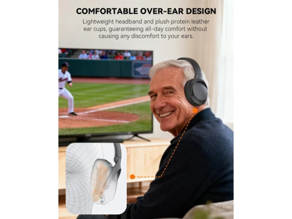Wireless Headphones for TV Watching — Wireless Earbuds, Generic Logic, Inc.