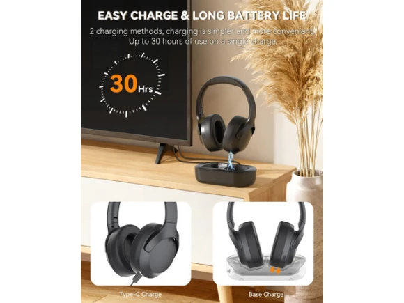 Wireless Headphones for TV Watching — Wireless Earbuds, Generic Logic, Inc.