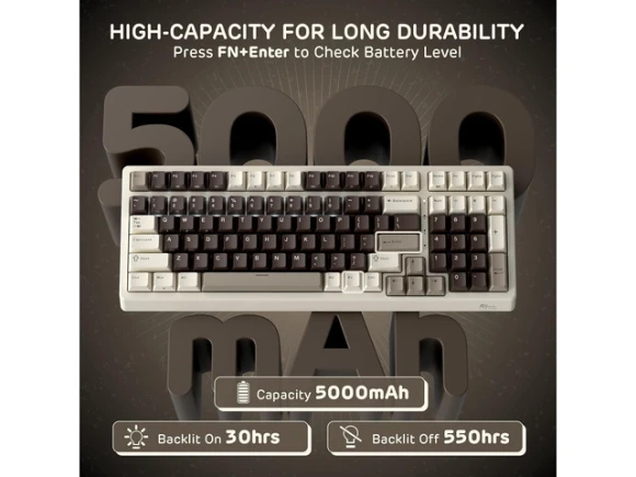 Wireless mechanical keyboard — Bluetooth Keyboard, Royal Kludge