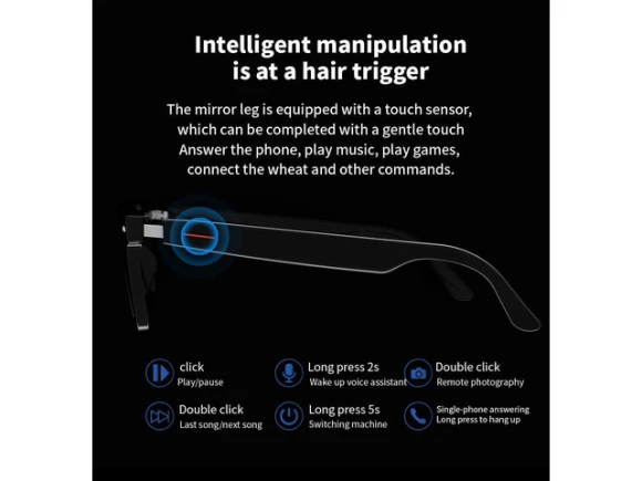 Bluetooth audio glasses — Smart Glasses, Generic Logic, Inc.