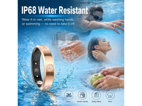 Gold Smart Ring, Size 11 — Smart Ring, Generic Logic, Inc.