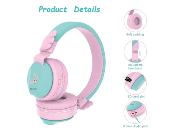 Kids Bluetooth headphones — Wireless Earbuds, Generic Logic, Inc.