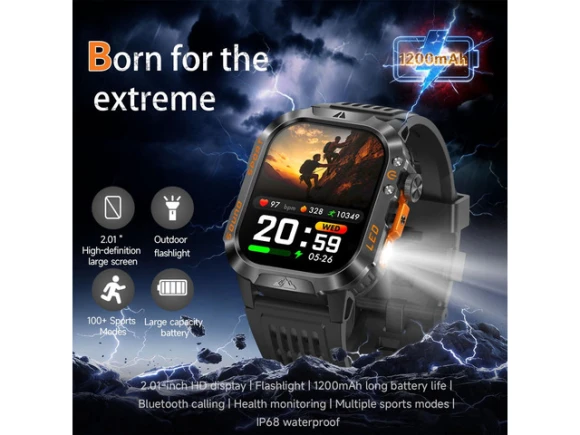Smart Watch, Black — Smart Watch, Generic Logic, Inc.
