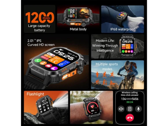 Smart Watch, Black — Smart Watch, Generic Logic, Inc.