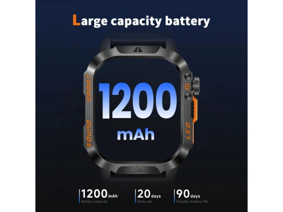 Smart Watch, Black — Smart Watch, Generic Logic, Inc.