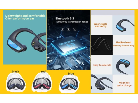 Swimming Headphones — Wireless Earbuds, Generic Logic, Inc.