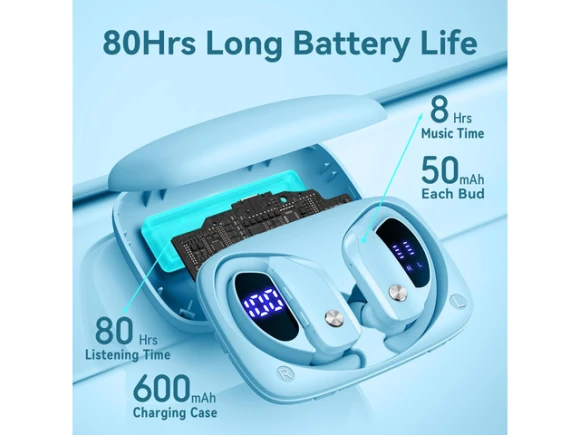 Wireless Earbuds with Over-Ear Hook — Wireless Earbuds, Generic Logic, Inc.