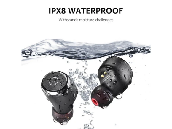 Black Wireless Earbuds — Wireless Earbuds, Mega Brand