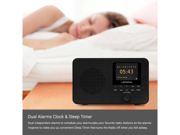 Internet Radio Alarm Clock IR1 — Internet Radios, Generic Logic, Inc.