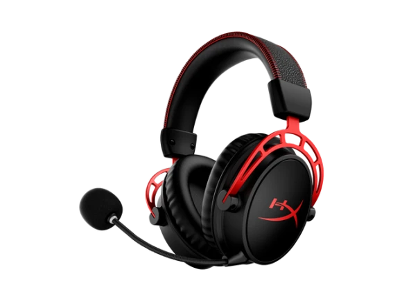 Wireless Gaming Headset, Black/Red — Wireless Earbuds, HyperX