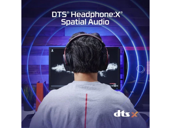 Wireless Gaming Headset, Black/Red — Wireless Earbuds, HyperX