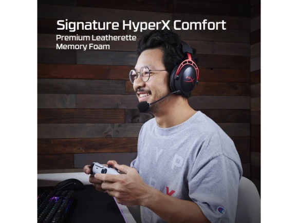 Wireless Gaming Headset, Black/Red — Wireless Earbuds, HyperX