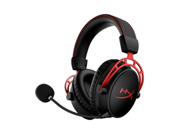 Red Wireless Gaming Headset — Wireless Earbuds, HyperX