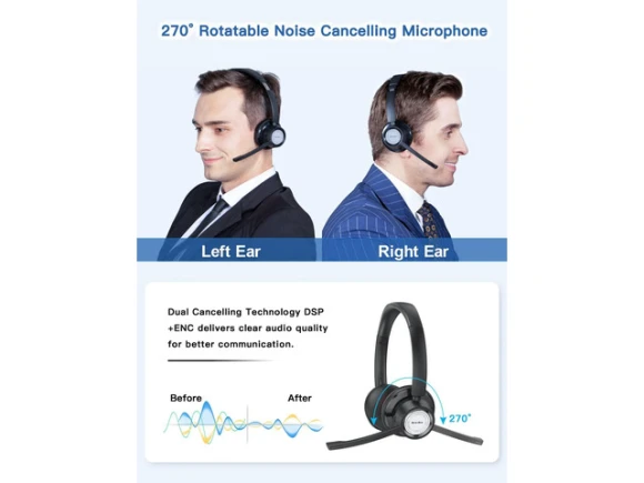 Wireless Bluetooth Headset — Wireless Earbuds, New Bee