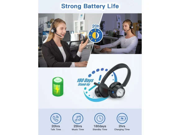 Wireless Bluetooth Headset — Wireless Earbuds, New Bee