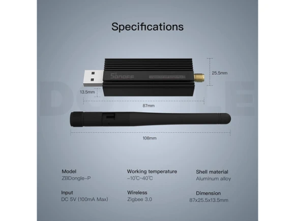 Zigbee 3.0 USB Gateway — Smart Home Hub, Sonoff