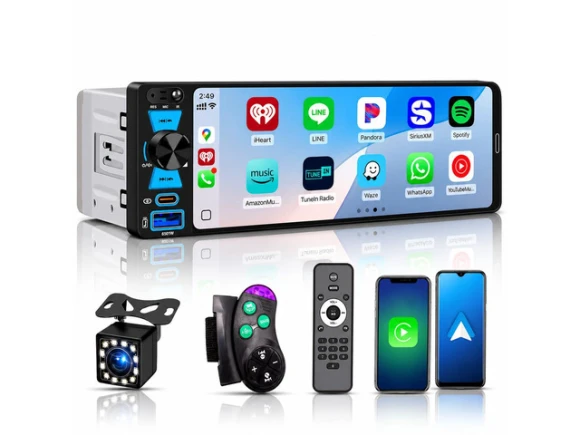 Single DIN Car Stereo — Car Infotainment System, Generic Logic, Inc.