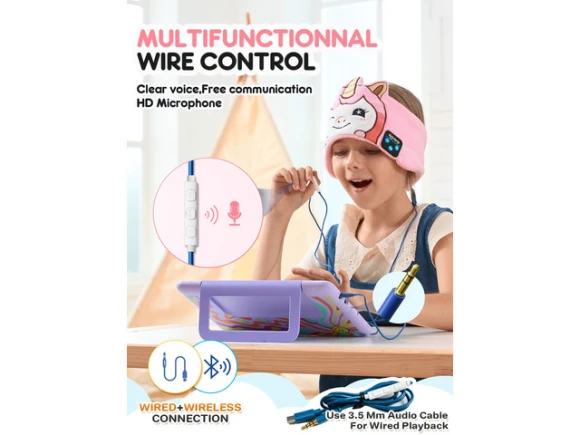 Children's Wireless Headband Headphones — Wireless Earbuds, Generic Logic, Inc.