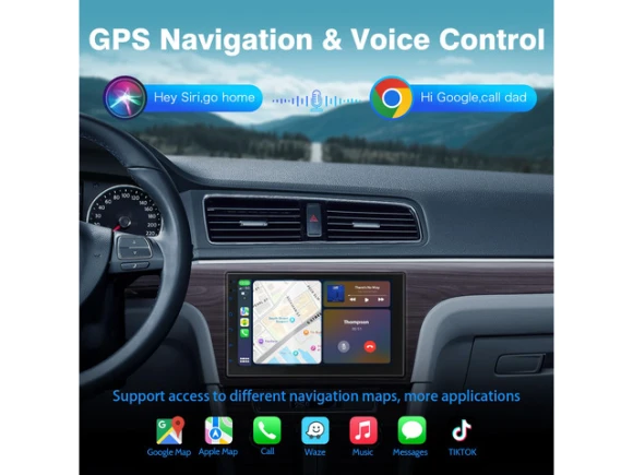 Double-DIN Car Stereo — Car Infotainment System, Generic Logic, Inc.