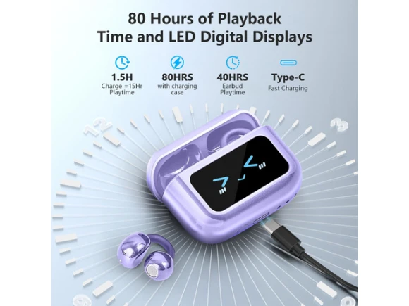 Open-Ear Bone-Conduction Clip-On Headphones — Wireless Earbuds, Generic Logic, Inc.