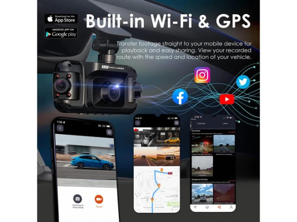 4-Channel Dash Camera — Dash Cam, Generic Logic, Inc.
