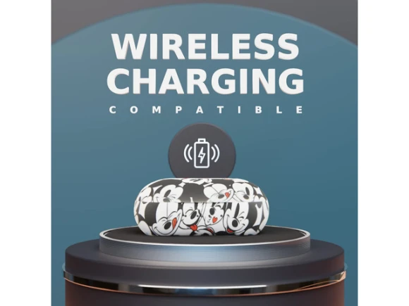 Bluetooth earbuds with charging case — Wireless Earbuds, Disney