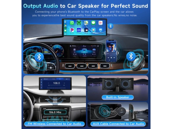 Portable Car Stereo Receiver — Car Infotainment System, Generic Logic, Inc.