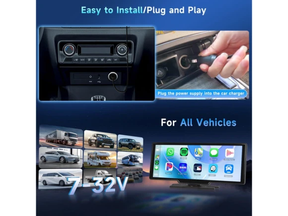 Portable Car Stereo Receiver — Car Infotainment System, Generic Logic, Inc.