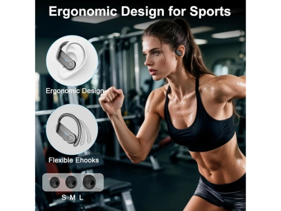Wireless Earbuds with Earhooks — Wireless Earbuds, Generic Logic, Inc.