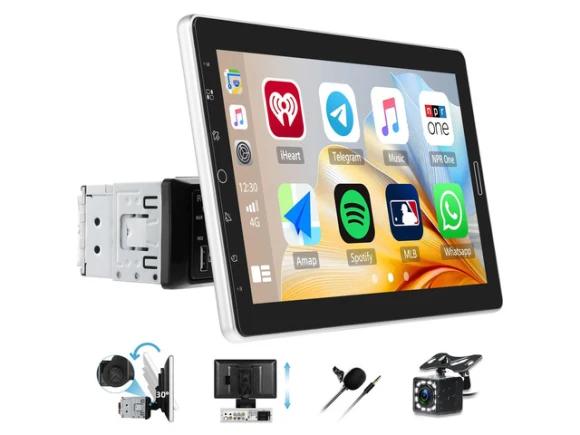 10.1-Inch Single-DIN Car Radio Stereo — Car Infotainment System, Generic Logic, Inc.