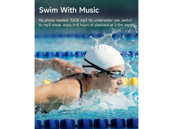 Bone Conduction Swimming Headphones — Wireless Earbuds, Generic Logic, Inc.