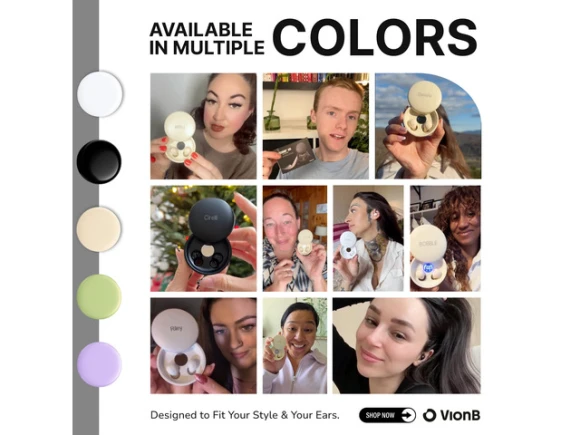 Wireless Earbuds, Matte Onyx — Wireless Earbuds, VionB