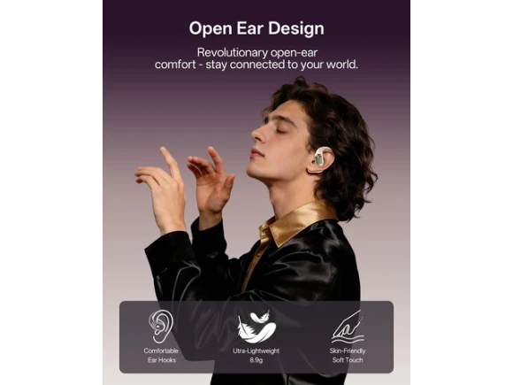 Open-Ear Wireless Bluetooth Earphones — Wireless Earbuds, Generic Logic, Inc.