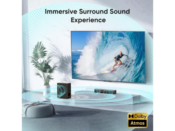 2.1-Channel Soundbar with Dolby Atmos — Sound Bar, Generic Logic, Inc.