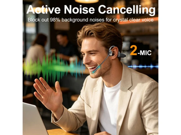 Open-Ear Bone Conduction Headphones — Wireless Earbuds, Generic Logic, Inc.