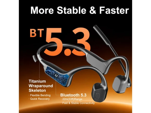 Open-Ear Bone Conduction Headphones — Wireless Earbuds, Generic Logic, Inc.