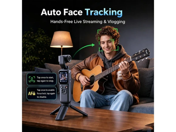 Vlogging camera, 128G, black — Digital Cameras & Camcorders, Generic Logic, Inc.