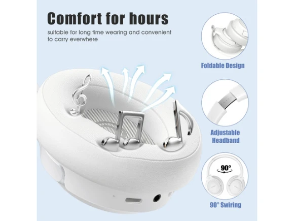 Over-ear Bluetooth headphones — Wireless Earbuds, Generic Logic, Inc.
