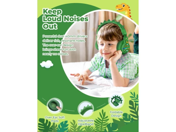 Kids Bluetooth Headphones — Wireless Earbuds, Generic Logic, Inc.