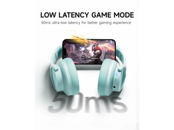 Wireless Bluetooth Headphones, Cyan — Wireless Earbuds, Generic Logic, Inc.