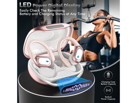 Wireless Earbuds, Champagne Gold — Wireless Earbuds, Generic Logic, Inc.