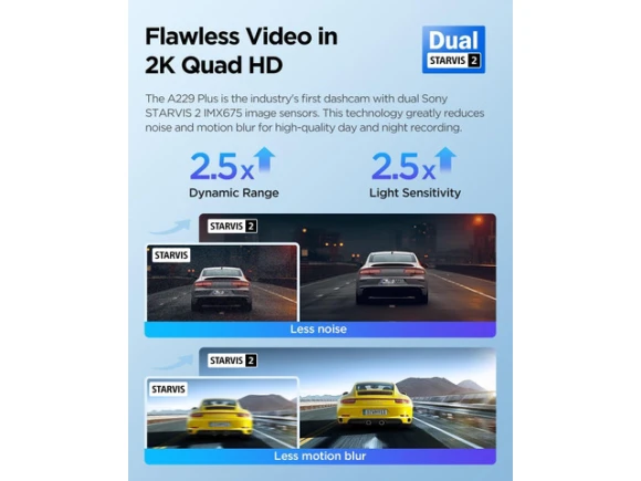 2-Channel Front and Rear Dash Camera — Dash Cam, VIOFO