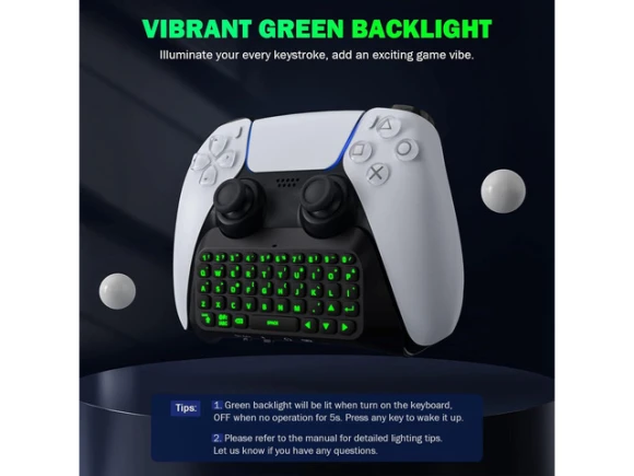 Controller Keyboard for PS5 Controller — Bluetooth Keyboard, MoKo