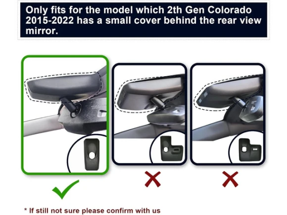 Custom-Fit Dash Camera for Chevy Colorado (Model A) — Dash Cam, WESTWAY