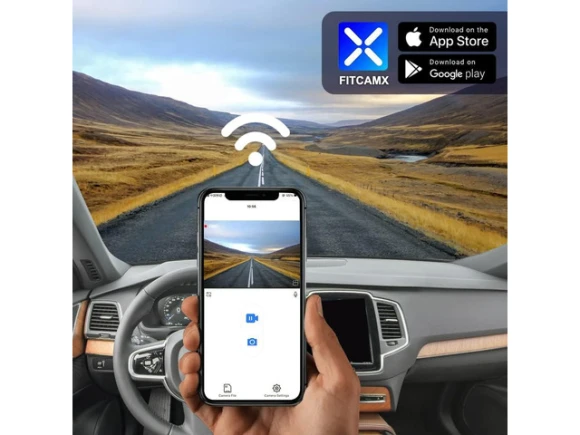 Dash Camera with 64GB Card for Volvo XC90 — Dash Cam, Fitcamx