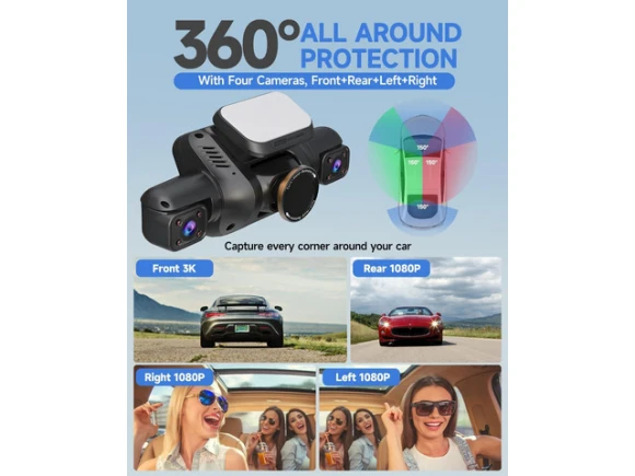 Dash Camera with 64GB Card — Dash Cam, WESTWAY