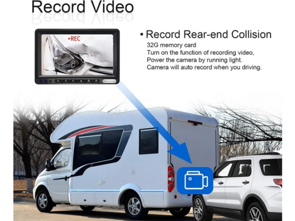Digital Wireless Backup Camera System Kit, 7-Inch Monitor — Backup Camera, WESTWAY