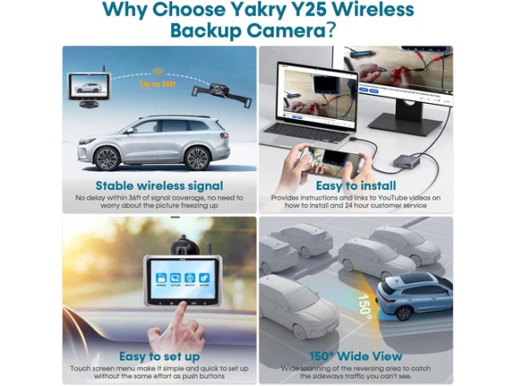 Wireless Backup Camera System — Backup Camera, WESTWAY