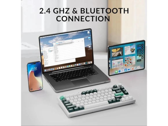 Wireless mechanical keyboard with Hall Effect magnetic switches — Bluetooth Keyboard, Keychron