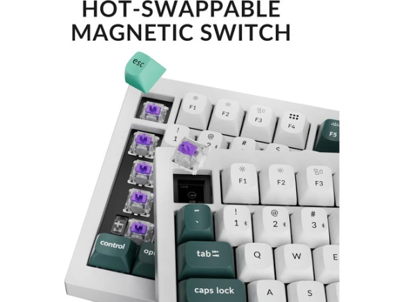 Wireless mechanical keyboard with Hall Effect magnetic switches — Bluetooth Keyboard, Keychron